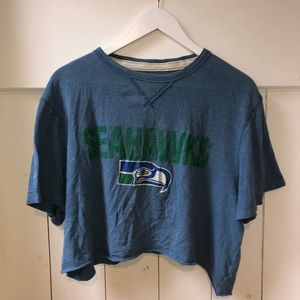 Retro NFL Seahawks Crop Top